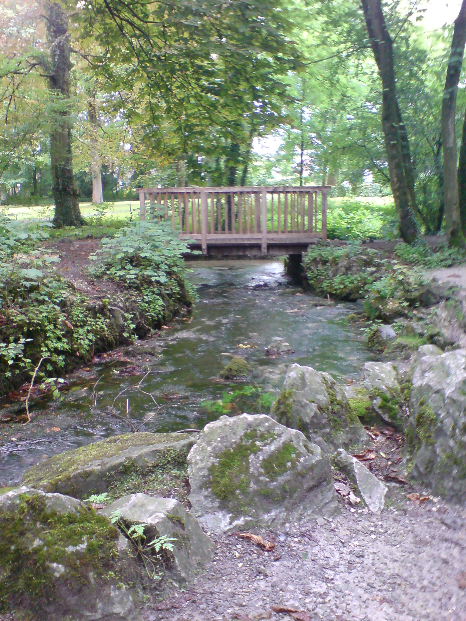 Jordanquelle - hier noch mit sprudelndem Wasser...